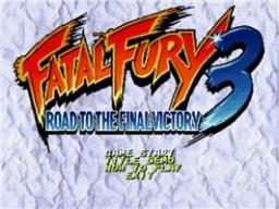 Fatal Fury 3 Title Screen